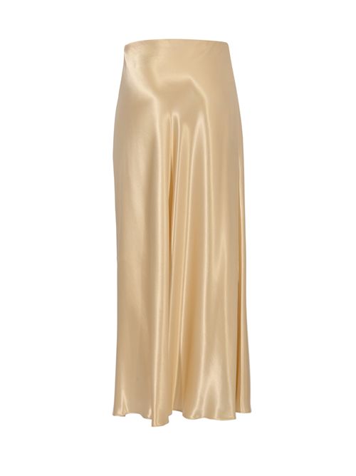 Gonna midi rosa in raso lucido ALBERTA FERRETTI | V0104 66270006